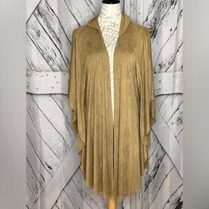 Marigold LA Microfiber Hooded Kimono Style Jacket OS